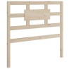 Cadre de lit sans matelas 75x190 cm bois massif 