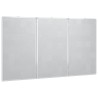 Tableau blanc magnétique pliable 180x100x1,7 cm aluminium 