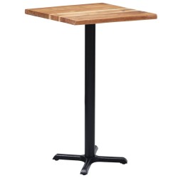 Pied de table de bistro Noir 56x56x107 cm Fonte 