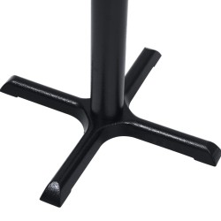 Pied de table de bistro Noir 56x56x107 cm Fonte 