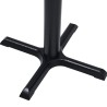 Pied de table de bistro Noir 56x56x107 cm Fonte 