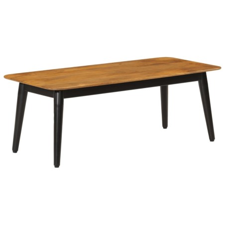 Table basse 110x50x40 cm bois massif de manguier et fer 