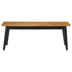 Table basse 110x50x40 cm bois massif de manguier et fer 