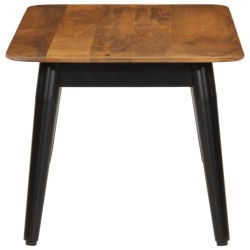 Table basse 110x50x40 cm bois massif de manguier et fer 