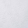 Jupe de sapin de Noël Blanc 150 cm Fausse fourrure 
