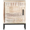 Table de chevet 40 x 30 x 50 cm Bois d'acacia massif 