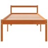 Lit pour personne âgée sans matelas 75x190 cm bois pin massif 