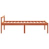 Lit pour personne âgée sans matelas 75x190 cm bois pin massif 