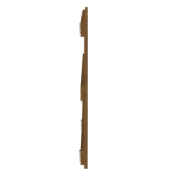 Tête de lit murale Marron miel 204x3x60 cm Bois massif de pin 