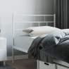 Tête de lit métal blanc 100 cm 