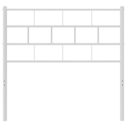 Tête de lit métal blanc 100 cm 