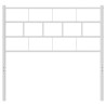 Tête de lit métal blanc 100 cm 
