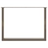 Pieds de table à manger en forme de U, 2 pièces, acier naturel, 100 x (72-73) cm 