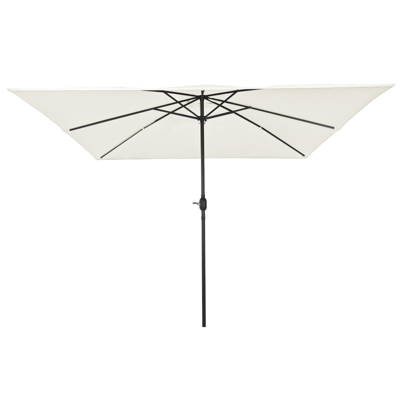 Parasol de jardin carré295x245 cm Blanc Sable 
