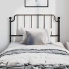 Tête de lit métal noir 100 cm 