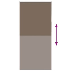 Store enrouleur occultant café 90x210cm largeur du tissu 85,7cm 