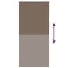 Store enrouleur occultant café 90x210cm largeur du tissu 85,7cm 