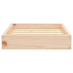 Lit pour chien 51,5x44x9 cm Bois de pin solide 
