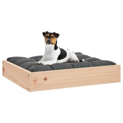Lit pour chien 51,5x44x9 cm Bois de pin solide 
