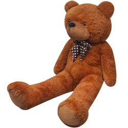Ourson en peluche XXL Marron 85 cm 