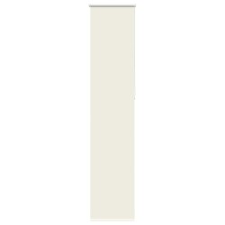Store enrouleur occultant blanc cassé 55x230cm largeur du tissu 