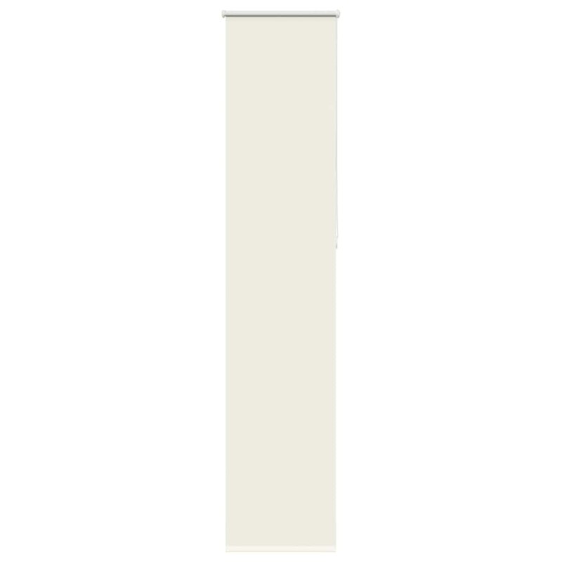 Store enrouleur occultant blanc cassé 55x230cm largeur du tissu 