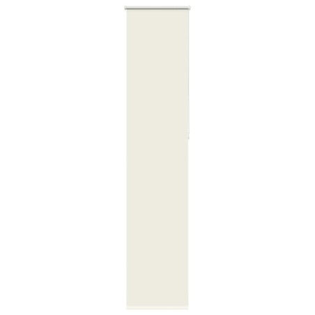 Store enrouleur occultant blanc cassé 55x230cm largeur du tissu 