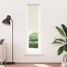 Store enrouleur occultant blanc cassé 55x230cm largeur du tissu 