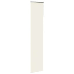 Store enrouleur occultant blanc cassé 55x230cm largeur du tissu 
