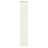 Store enrouleur occultant blanc cassé 55x230cm largeur du tissu 