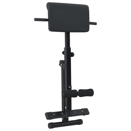 Banc hyperextension 120 kg pliable et ajustable en acier 