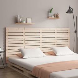 Tête de lit murale 156x3x91,5 cm Bois massif de pin 
