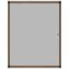Moustiquaire pour fenêtres Marron 80x100 cm 