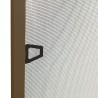 Moustiquaire pour fenêtres Marron 80x100 cm 