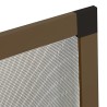 Moustiquaire pour fenêtres Marron 80x100 cm 