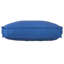 Coussin de palette pour dossier bleu royal 70x40x12 cm en tissu Oxford 