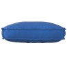 Coussin de palette pour dossier bleu royal 70x40x12 cm en tissu Oxford 
