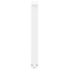 Pieds de table à manger en forme de V, 2 pièces, blanc, 70 x (72-73,3) cm, acier 