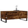 Table basse Chêne fumé 90x50x36,5 cm Bois d'ingénierie 