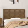 Tête de lit murale Marron miel 156x3x63 cm Bois massif de pin 