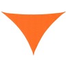 Voile de parasol tissu oxford triangulaire 3x4x4 m orange 