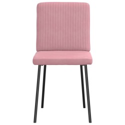 Chaises à manger lot de 2 Rose Velours 