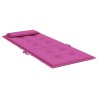 Coussins de chaise à dossier haut lot de 6 rose tissu oxford 