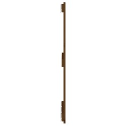 Tête de lit murale Marron miel 166x3x90 cm Bois massif de pin 