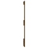 Tête de lit murale Marron miel 166x3x90 cm Bois massif de pin 