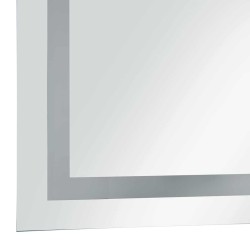 Miroir à LED pour salle de bains et capteur tactile 50x60 cm 