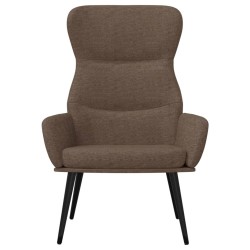 Chaise de relaxation Taupe Tissu 