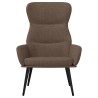 Chaise de relaxation Taupe Tissu 