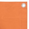Écran de balcon Orange 90x600 cm Tissu Oxford 