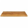 Dessus de table 70x70x2,5 cm carré bois massif manguier 